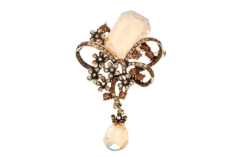 Brons Ellenore Broche