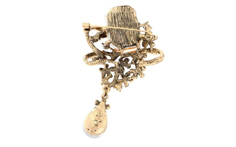 Brons Ellenore Broche