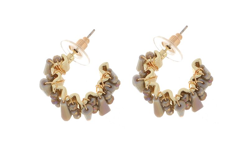 Taupe Oorbellen Bliss