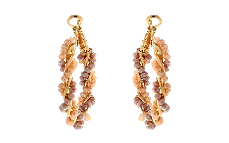 Khaki Oorbellen Jade