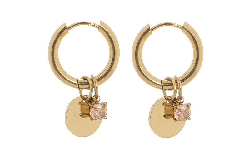 Champagne Oorbellen Sabrina