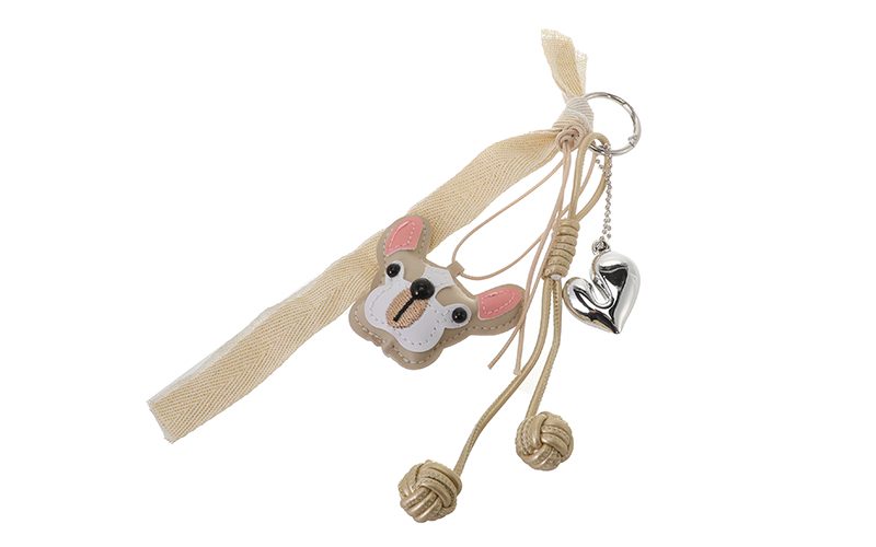 Khaki Dog Sleutelhanger / Bag Charms