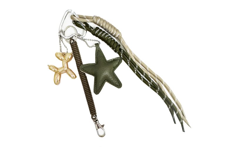 Dark Green Britt Sleutelhanger / Bag Charms