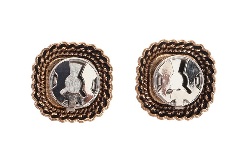 Square Knopen Clips Juliet