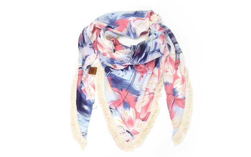 Blue Triangel Sjaal Ancona