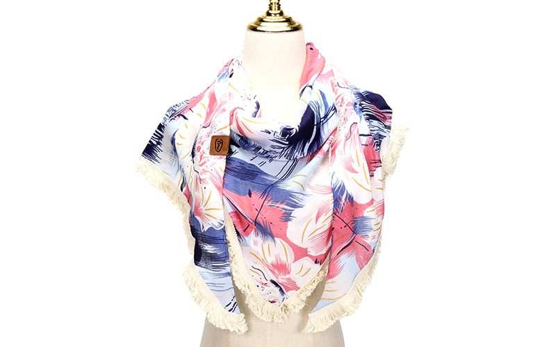 Blue Triangel Sjaal Ancona