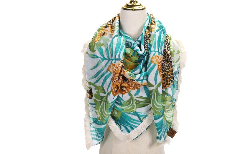 Vierkante Colorful Sjaal Livorno