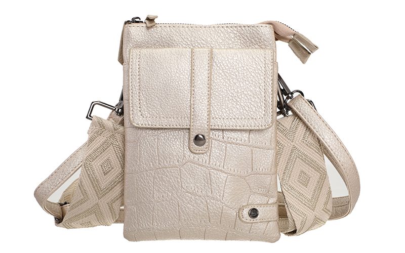 Champagne Telefoon- En Schoudertasje Tyler