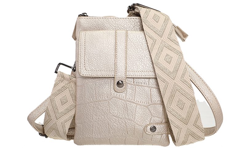 Champagne Telefoon- En Schoudertasje Tyler