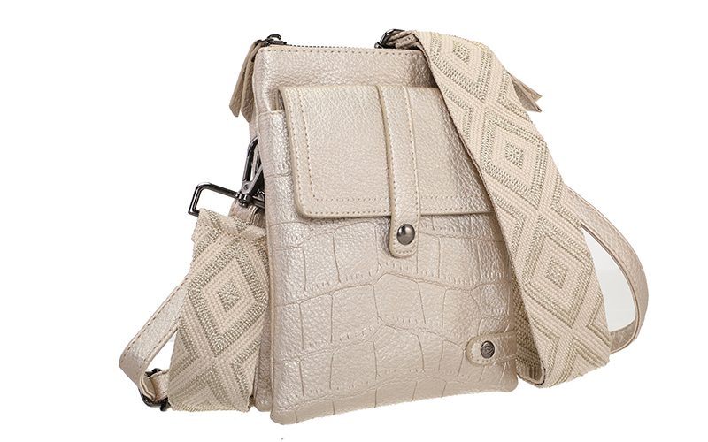 Champagne Telefoon- En Schoudertasje Tyler