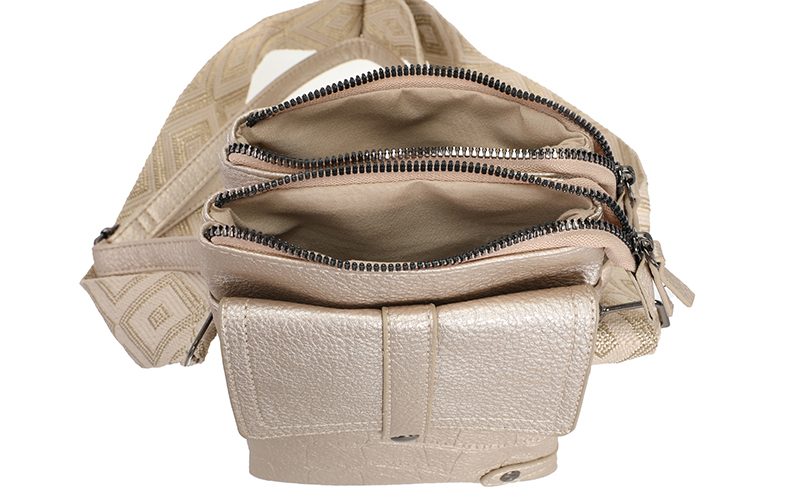 Champagne Telefoon- En Schoudertasje Tyler