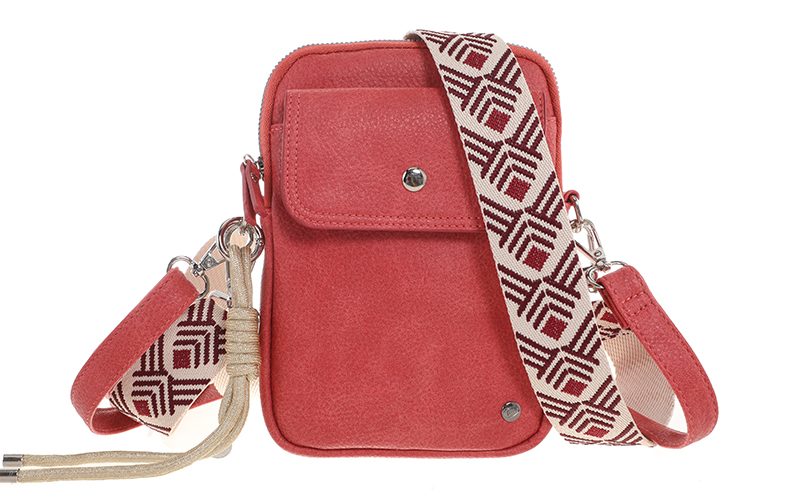 Red Telefoontasje / Schoudertasje Boston