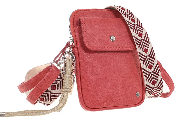 Red Telefoontasje / Schoudertasje Boston