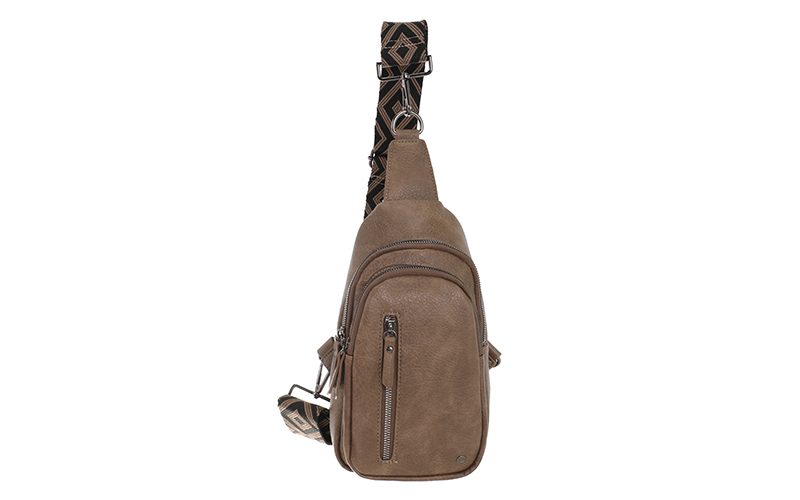 Dark Camel Crossbodytas Mattie