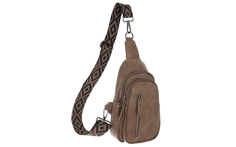 Dark Camel Crossbodytas Mattie