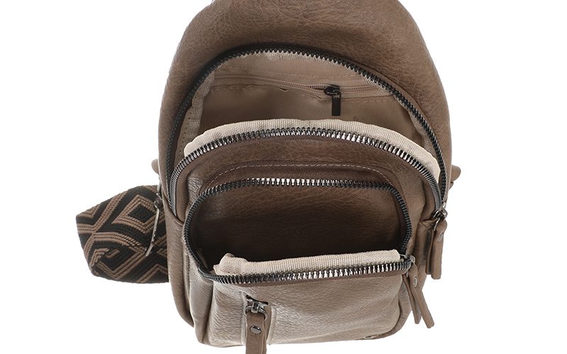Dark Camel Crossbodytas Mattie