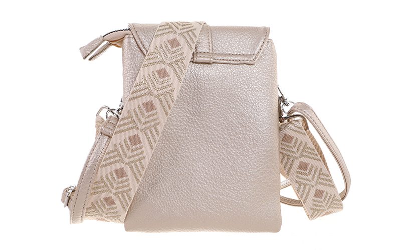 Champagne Telefoon- En Schoudertasje Hartford