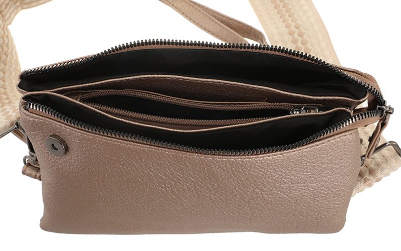 Brons New York Schoudertasje