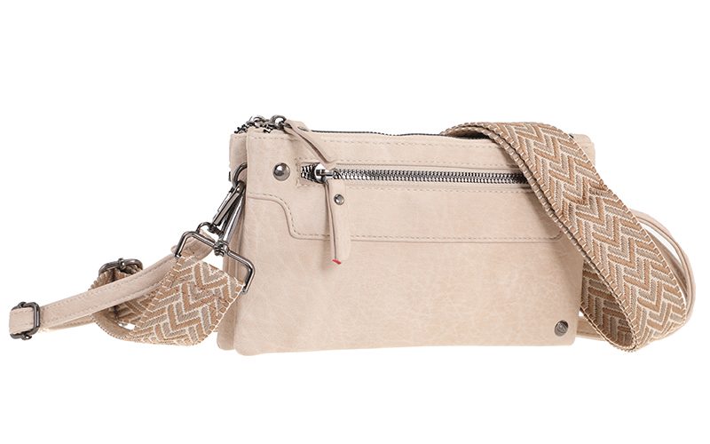 Natural Schoudertasje San Leo