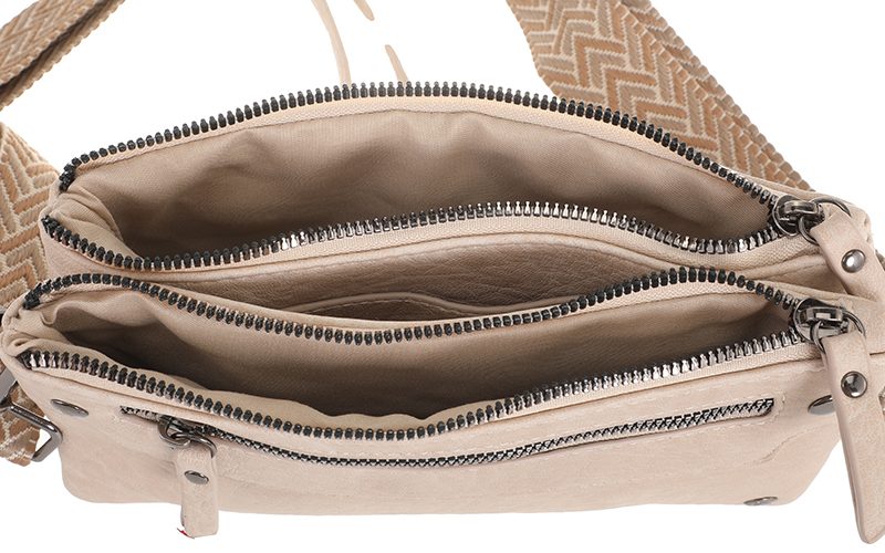 Natural Schoudertasje San Leo