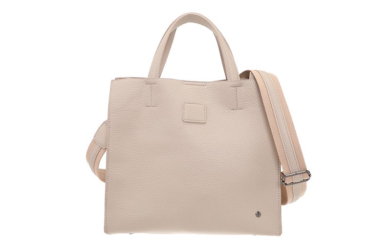 Taupe Handtas Paris (Naturel Sticker)