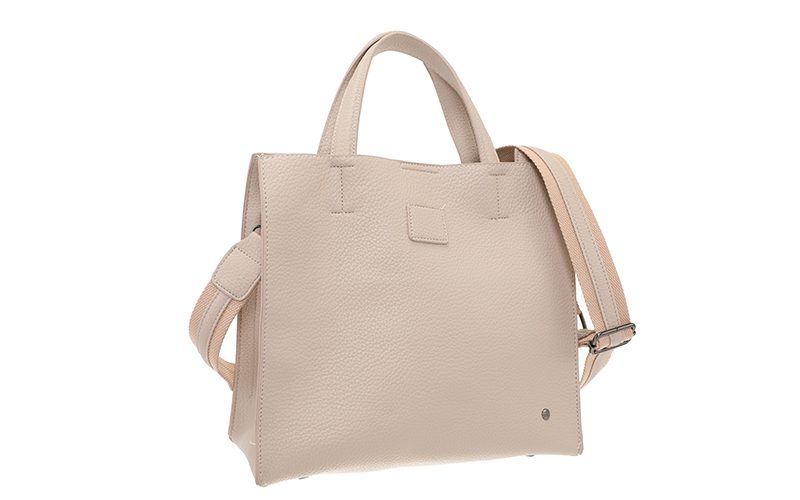 Taupe Handtas Paris (Naturel Sticker)