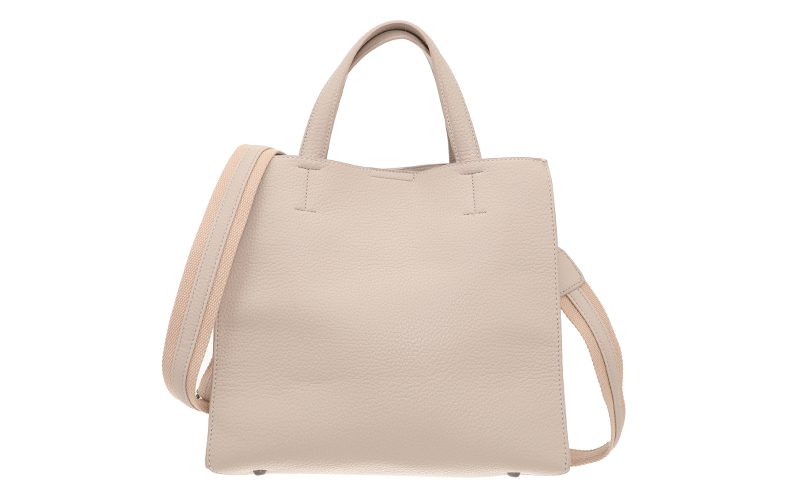 Taupe Handtas Paris (Naturel Sticker)