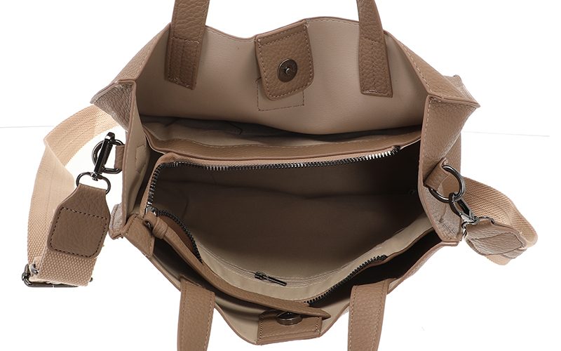 Naturel Handtas Paris (Taupe Sticker)