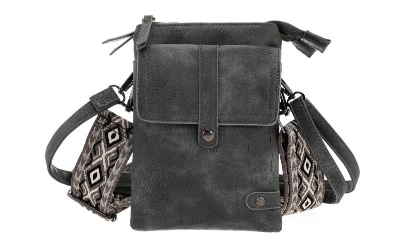 Dark Grey Telefoon- En Schoudertasje Tyler