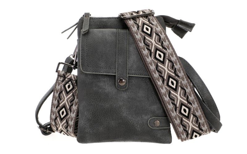 Dark Grey Telefoon- En Schoudertasje Tyler