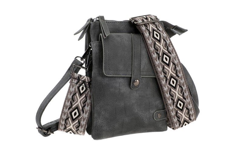 Dark Grey Telefoon- En Schoudertasje Tyler