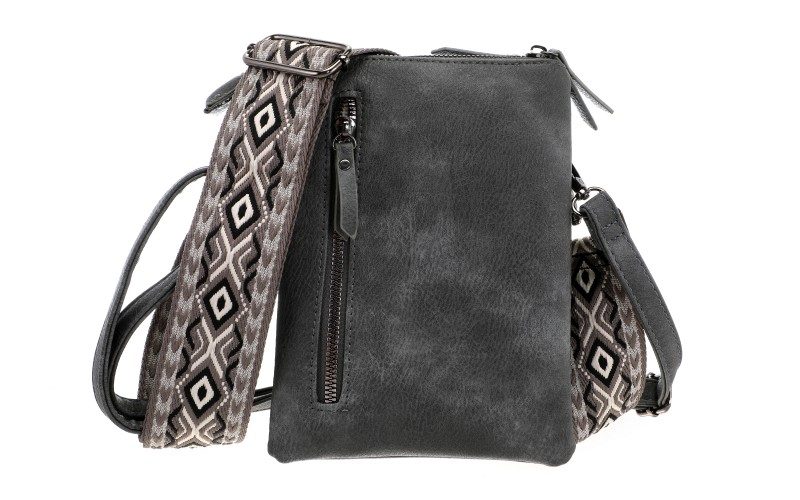 Dark Grey Telefoon- En Schoudertasje Tyler