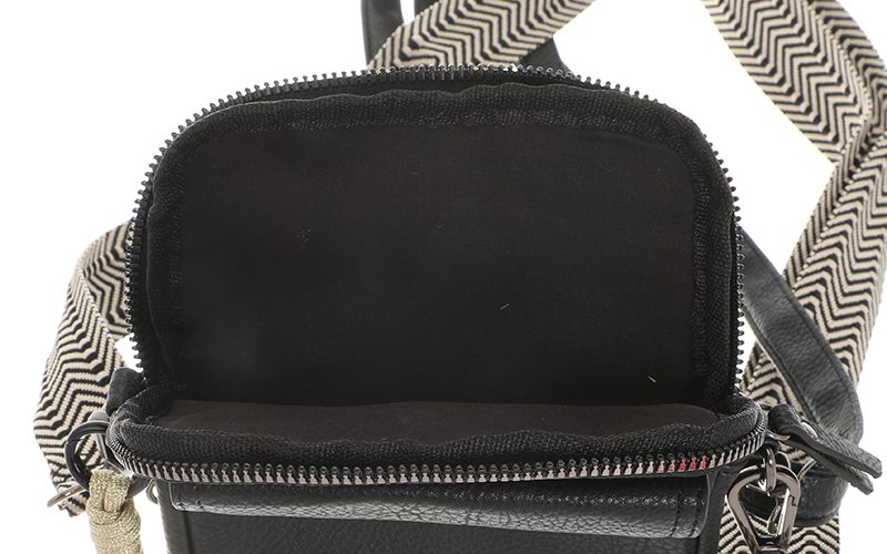 Black Telefoontasje / Schoudertasje Boston