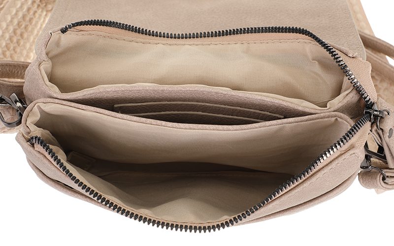 Taupe Weston Schoudertasje