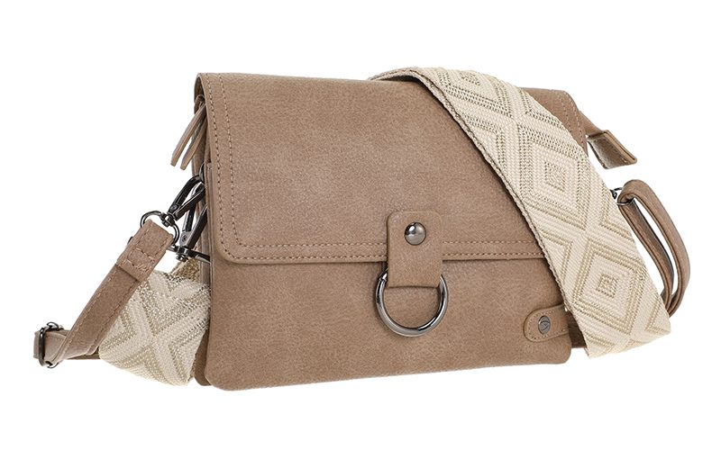 Taupe Weston Schoudertasje