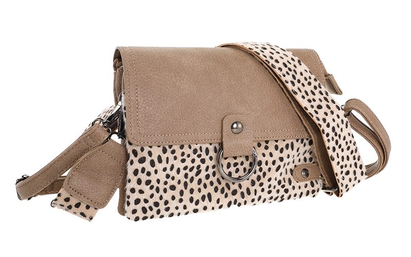 Natural Dot Weston Schoudertasje