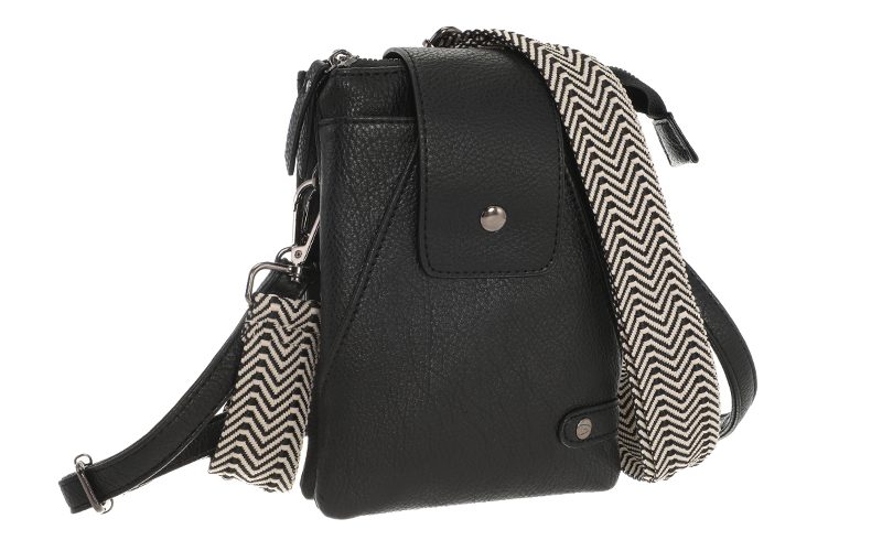 Black Crossbody En Telefoontasje Horton