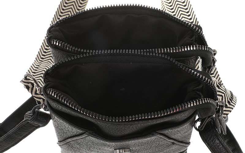 Black Crossbody En Telefoontasje Horton