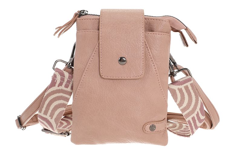 Vintage Pink Crossbody En Telefoontasje Horton