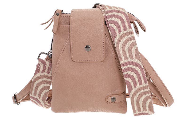 Vintage Pink Crossbody En Telefoontasje Horton