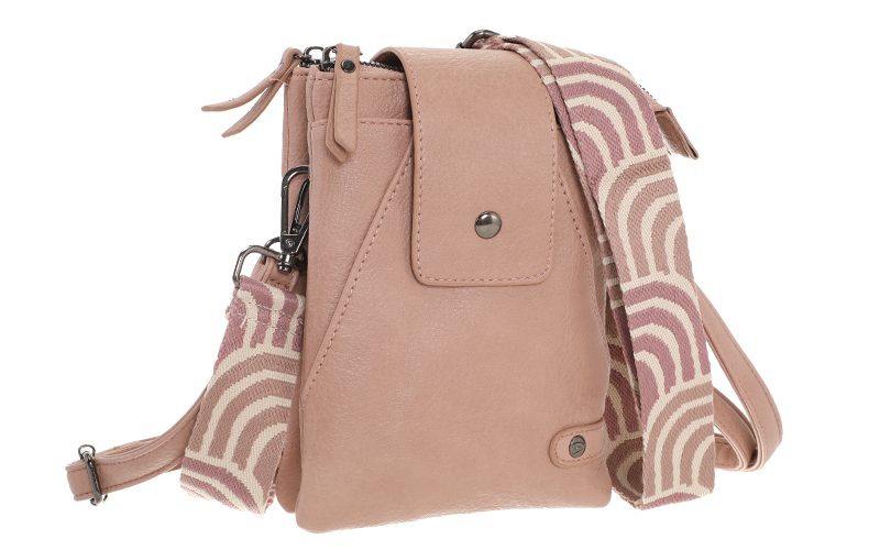 Vintage Pink Crossbody En Telefoontasje Horton