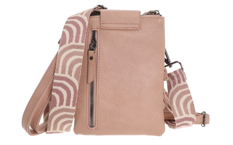 Vintage Pink Crossbody En Telefoontasje Horton