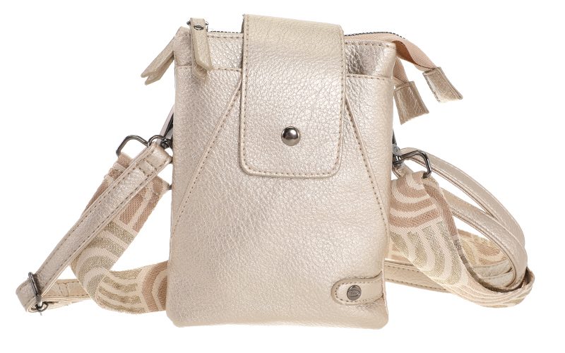 Champagne Crossbody En Telefoontasje Horton