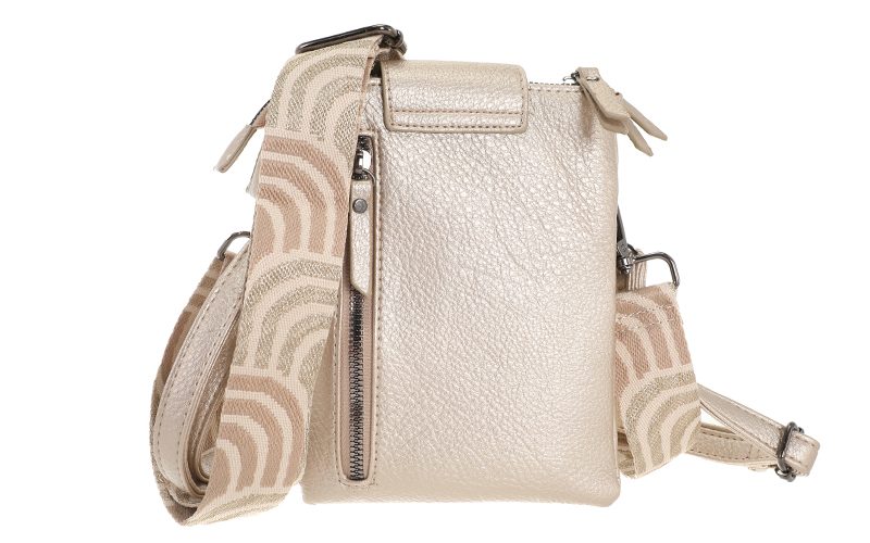 Champagne Crossbody En Telefoontasje Horton