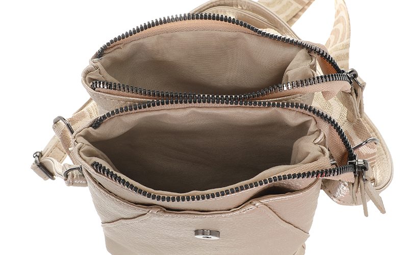 Champagne Crossbody En Telefoontasje Horton