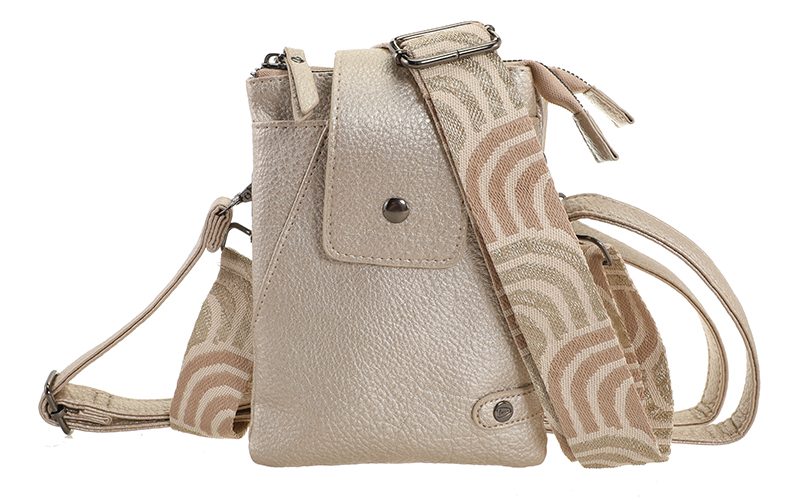 Taupe Crossbody En Telefoontasje Horton