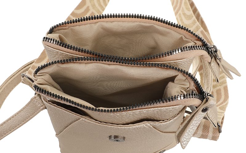 Taupe Crossbody En Telefoontasje Horton