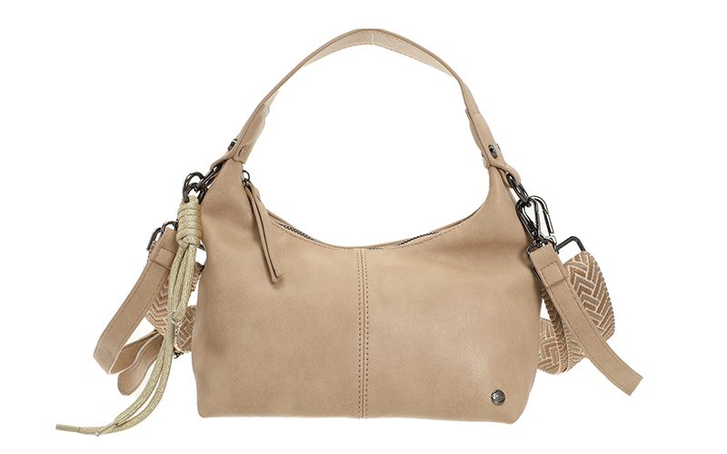 Taupe Quinn Schoudertasje