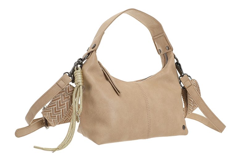 Taupe Quinn Schoudertasje