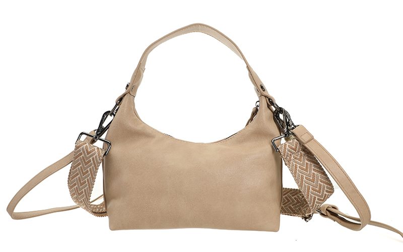 Taupe Quinn Schoudertasje